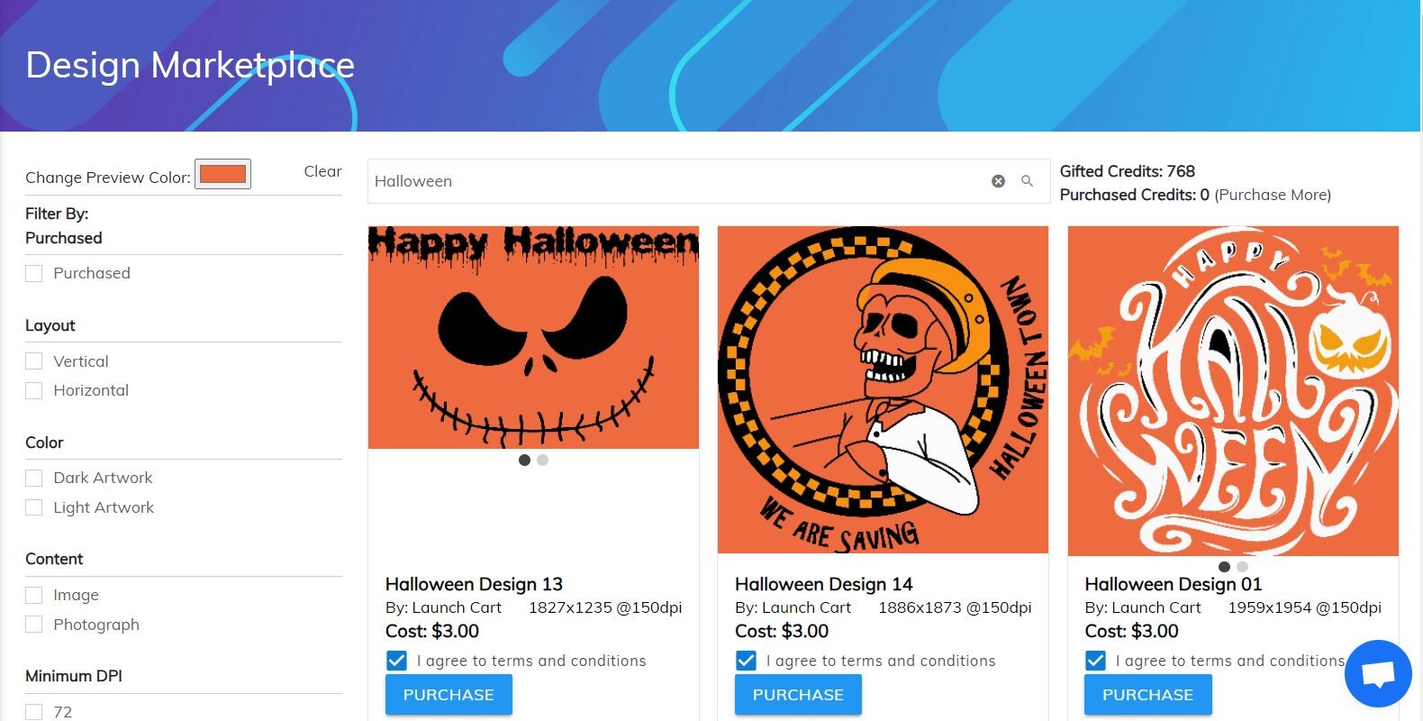 Design marketplace